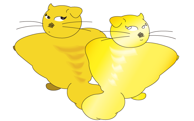 キャラクター変身前・変身後イメージ画像