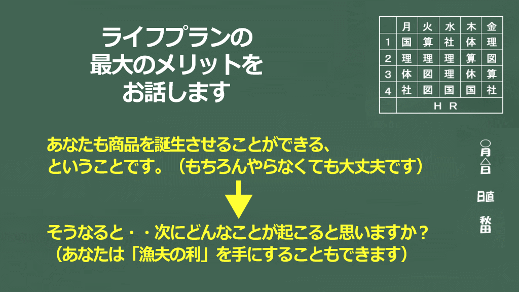 ライフプランのメリットイメージ画像